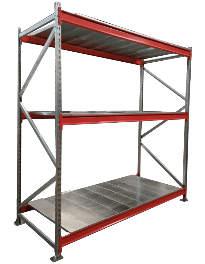 RACK 300 x 60 x 230 – 3 NIVELES CON PISOS METALICOS – Rapiestantes