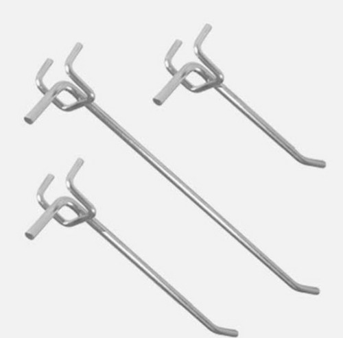 25 GANCHOS HARBOAR 8cm - Para panel perforado