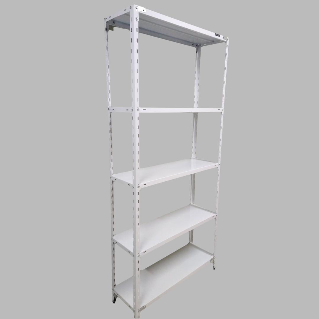 Estanteria Metalica 90x30x200 BLANCA - Para 50kg por estante